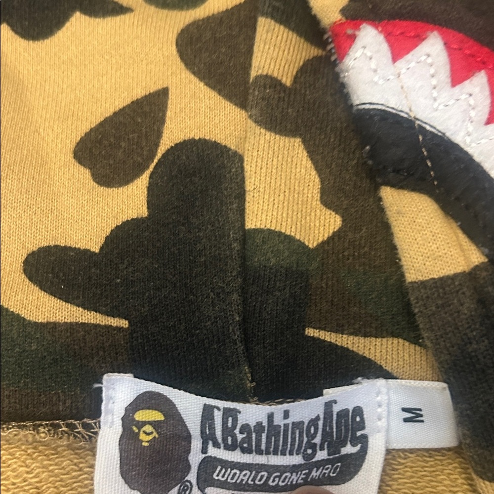 Bape Camouflage Shark Hoodie - Picture 2 of 5